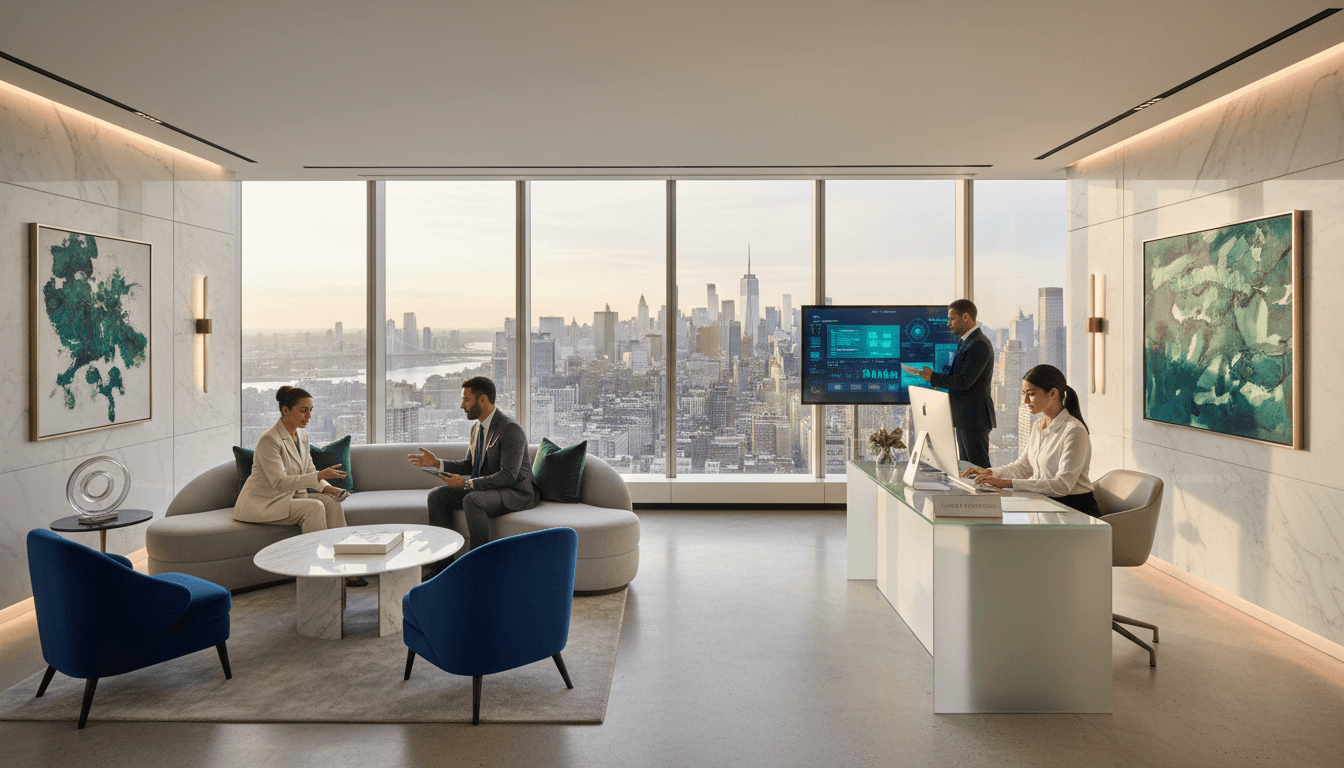 Luxury Concierge & Events founder Ahmed ELHamzawy in professional office consultation